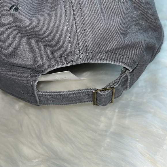 NWOT Bad Hair Day Baseball Hat Gray Acid Washed - Picture 4 of 6